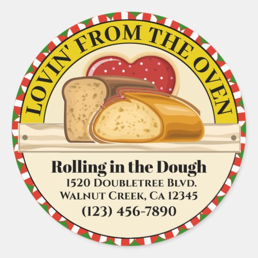 Lovin' van de Oven Food Sticker (Voorkant)