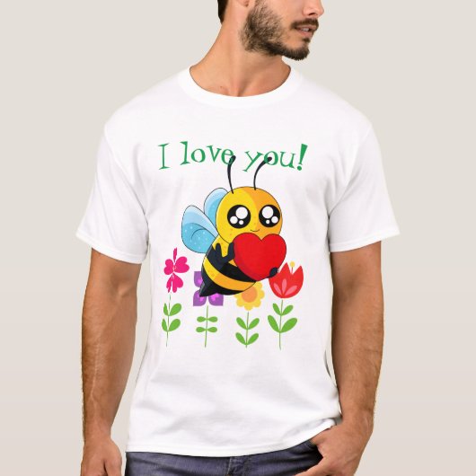 Loving Bee T-shirt (Voorkant)