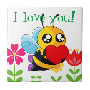Loving Bee Tegeltje