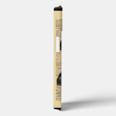 Loving Black: Two Skulls in profiel iPhone Case (Achterkant / Rechts)