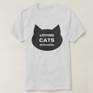 LOVING CATS WORLDWIDE KAT LOGO CLASSIC T-SHIRT