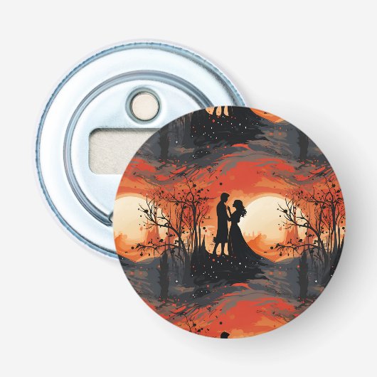 Loving Couple  Button Flesopener (Voorkant)