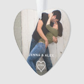 Loving Couple Christmas Keepsake Ornament (voorkant)