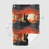 Loving Couple Golfhanddoek (Insitu)