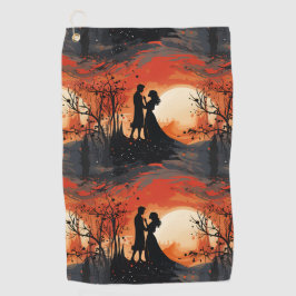 Loving Couple  Golfhanddoek