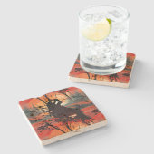 Loving Couple  Stenen Onderzetter (Zijkant)