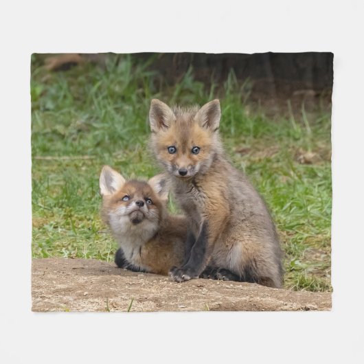 Loving Eyes Fleece Deken (Voorkant (Horizontaal))