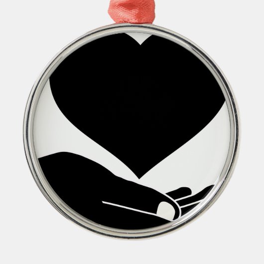 Loving Hand Metalen Ornament (Voorkant)