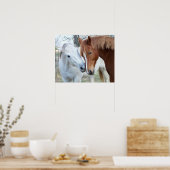 Loving Horses Poster (Keuken)
