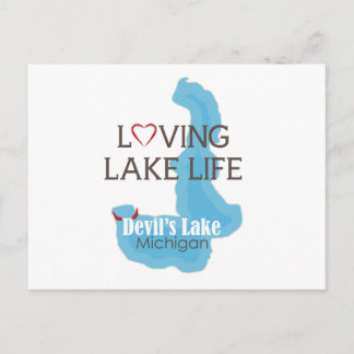 Loving Lake Life, Devil's Lake, Michigan Briefkaart