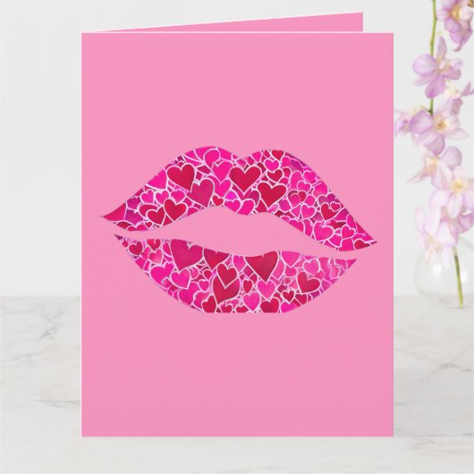 Loving Lips 01 Kaart (Orchidee)