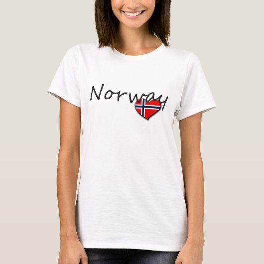 Loving Noorwegen T-shirt (Voorkant)