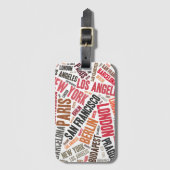 Loving reizend bagagelabel (Voorkant (verticaal))