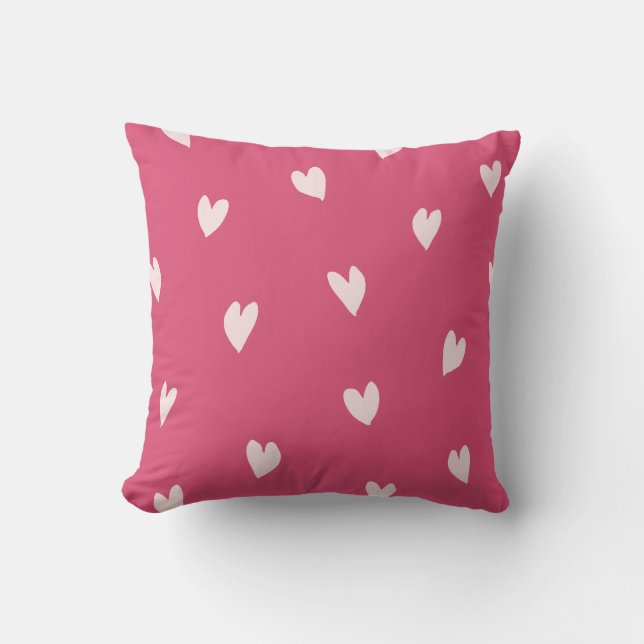Loving Touch Bold Roze Sierkussen (Voorkant)