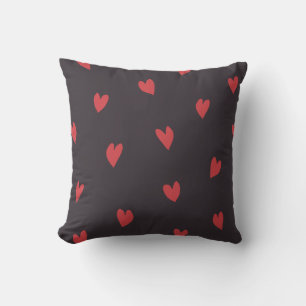 Loving Touch Rood Zwart Sierkussen