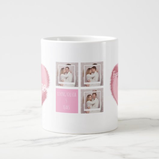 Loving You for X Years Forever Mine Specialty Mug (Devant)