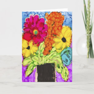 Lovitude Blank Card "Positive Vibes" Kaart