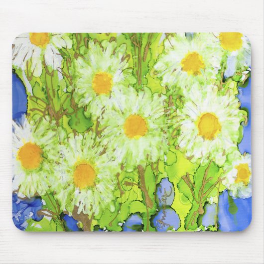 Lovitude Mousepad Happy Daisies Muismat (Voorkant)