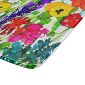 Lovitude Wildflowers Glass Cutting Board Snijplank (Hoek)