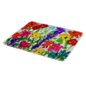 Lovitude Wildflowers Glass Cutting Board Snijplank (Hoek)