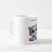 Low Battery Cat Meme Mug (Devant gauche)