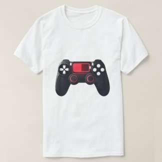 Low Battery Gamer – Minimalistisch Game Iconontwer T-shirt