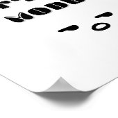 Low Battery Mode Grappig Vermoeid Quote Ontwerp Poster (Hoek)