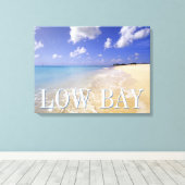 Low Bay Beach, Barbuda, Antigua Canvas Afdruk (Insitu (Houten vloer))