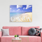 Low Bay Beach, Barbuda, Antigua Canvas Afdruk (Insitu (Woonkamer))
