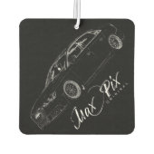 Low Car Audi MaxPix ORIGINAL Black Luchtverfrisser (Achterkant)