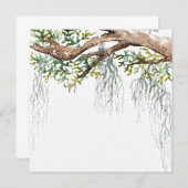 Low country aquarel uitnodiging (Voorkant / Achterkant)