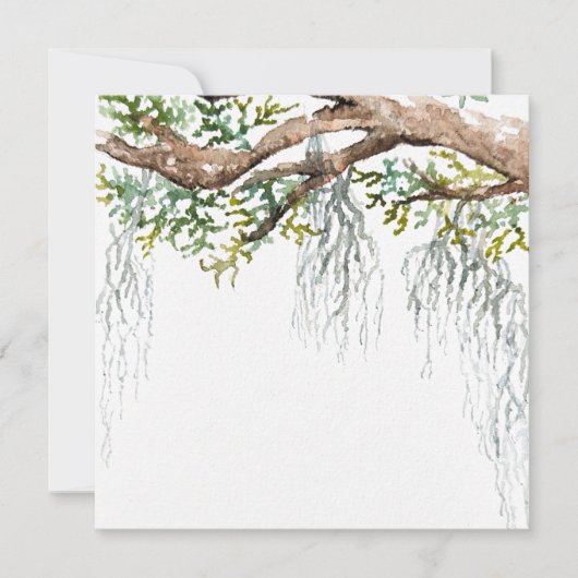 Low country aquarel uitnodiging (Voorkant)