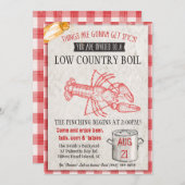 Low Country Seafood Boil Invitation Kaart (Voorkant / Achterkant)