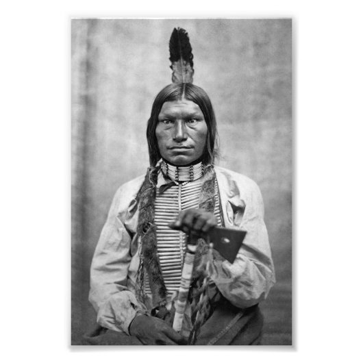 Low Dog - Native American  foto Afdruk (Voorkant)