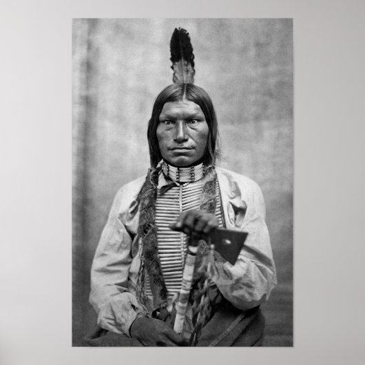 Low Dog - Native American  foto Poster (Voorkant)