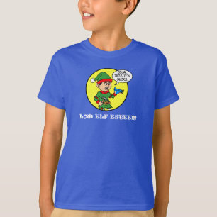 Low Elf Esteem Funny Kerstmis T-shirt