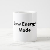 Low Energy Mode Minimal Typography Mug (Devant)