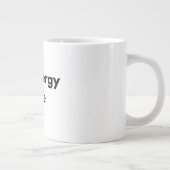 Low Energy Mode Minimal Typography Mug (Droite)