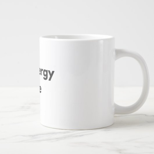 Low Energy Mode Minimal Typography Mug (Droite)