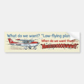 Low-Flying Planes Bumper Sticker (Devant)
