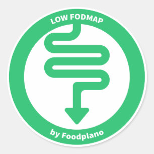 Low FODMAP Diet Sticker voor lage FODMAP-voedingsm