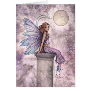 Low Hanging Moon Fairy Kaart