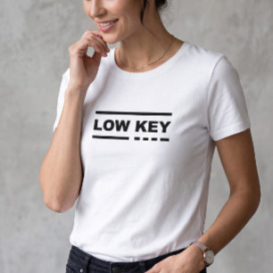 Low Key Minimalistische Slogan Grafische T-shirt