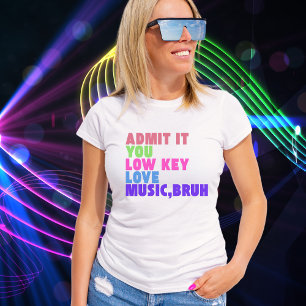 Low Key Muziek Leraar Tshirt