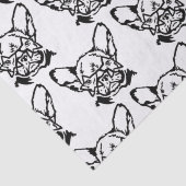 Low Key Rockstar Frenchie French Bulldog Tissuepapier (Detail)