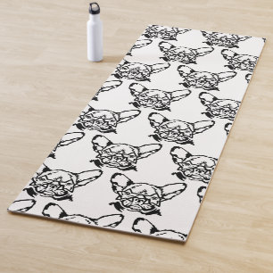 Low Key Rockstar Frenchie French Bulldog Yoga Mat
