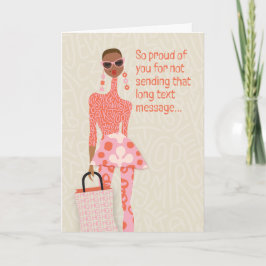 Low-key therapie - Zo trots op je dat je niet stuu Bedankkaart