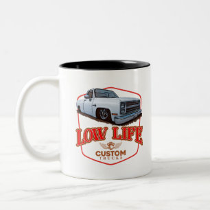 Low Life Customs Tweekleurige Koffiemok