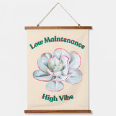 Low Maintenance High Vibe Hangend Wandkleed (Voorkant)