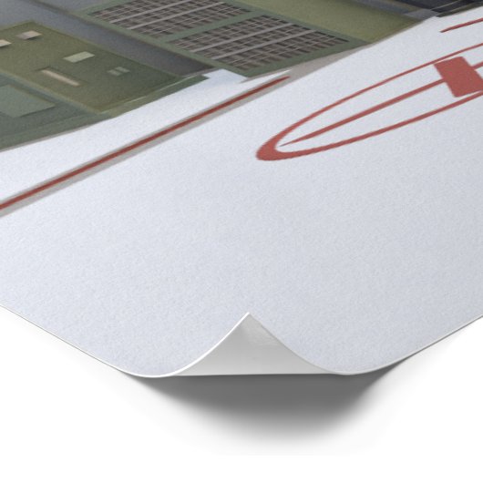 Low Poly CSGO Map Vertigo Poster (Hoek)